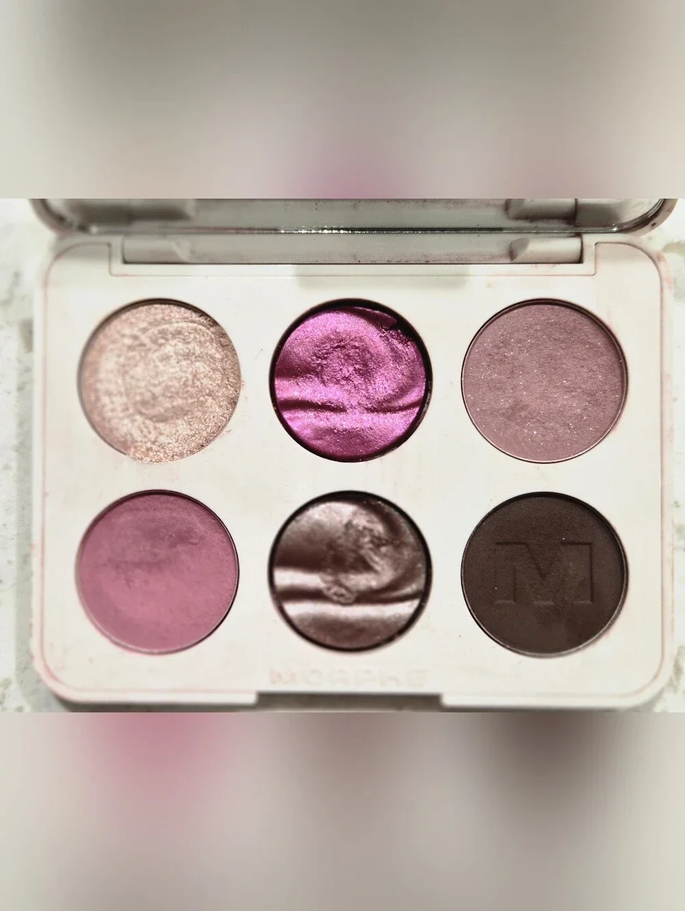 Morphe ChromaPlus 6-Pan Eyeshadow Palette, Love Byte